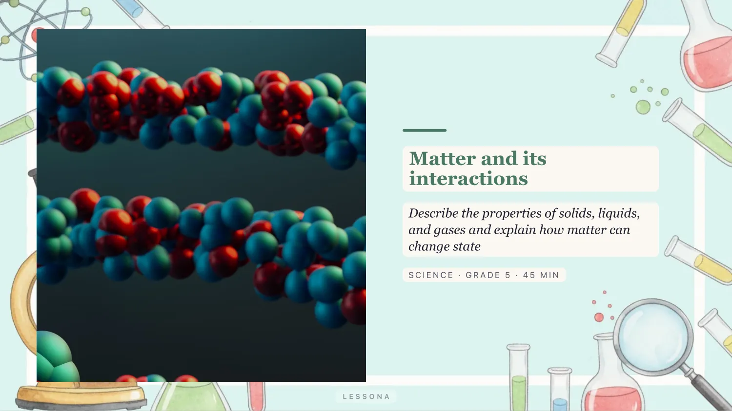 Matter and its interactions presentation, Science · Grade 5 · 11 slides